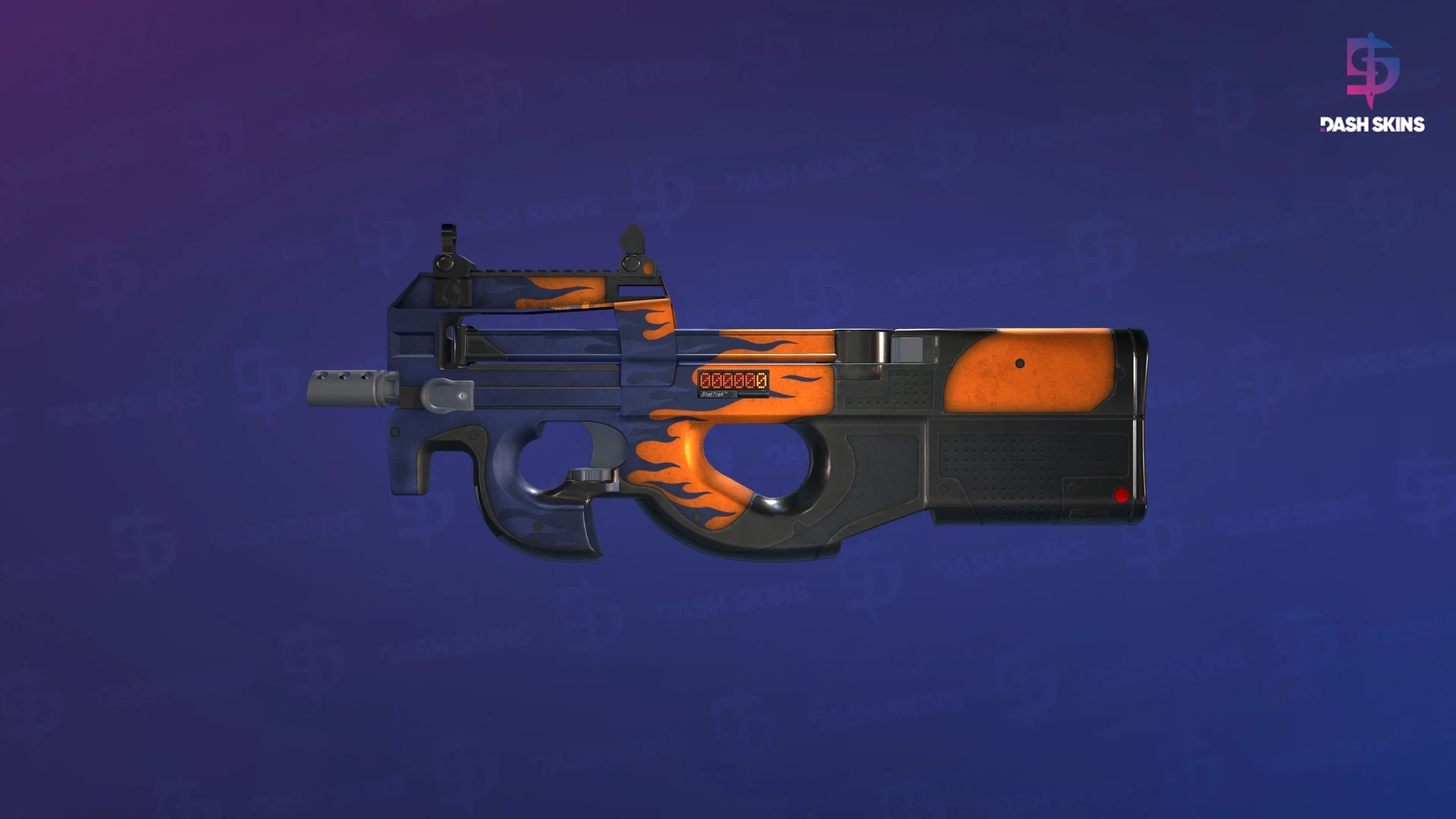 StatTrak™ P90 | Chopper (Well-Worn) Screenshot Playside