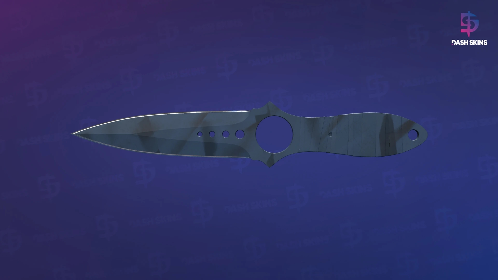 ★ Skeleton Knife | Night Stripe (Field-Tested) Screenshot Playside