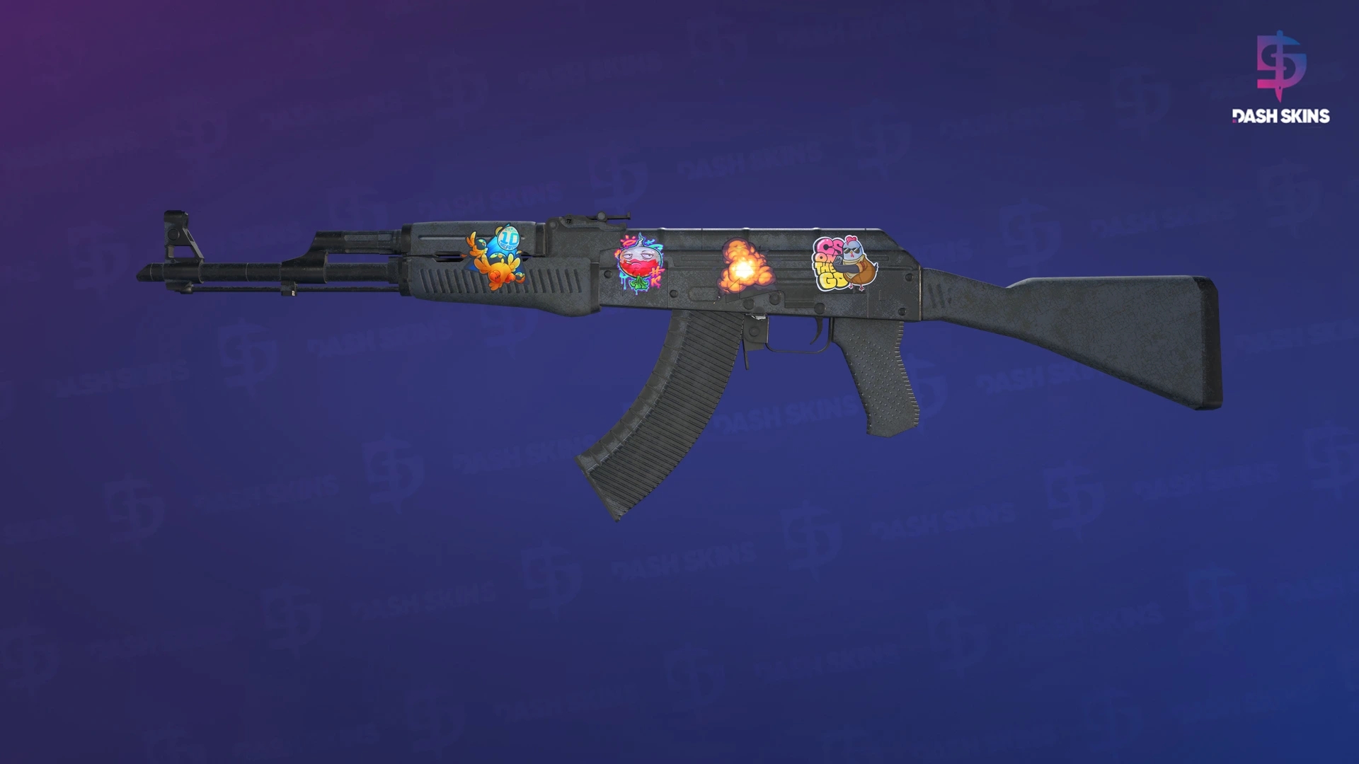 AK-47 | Slate (Battle-Scarred) Screenshot Playside