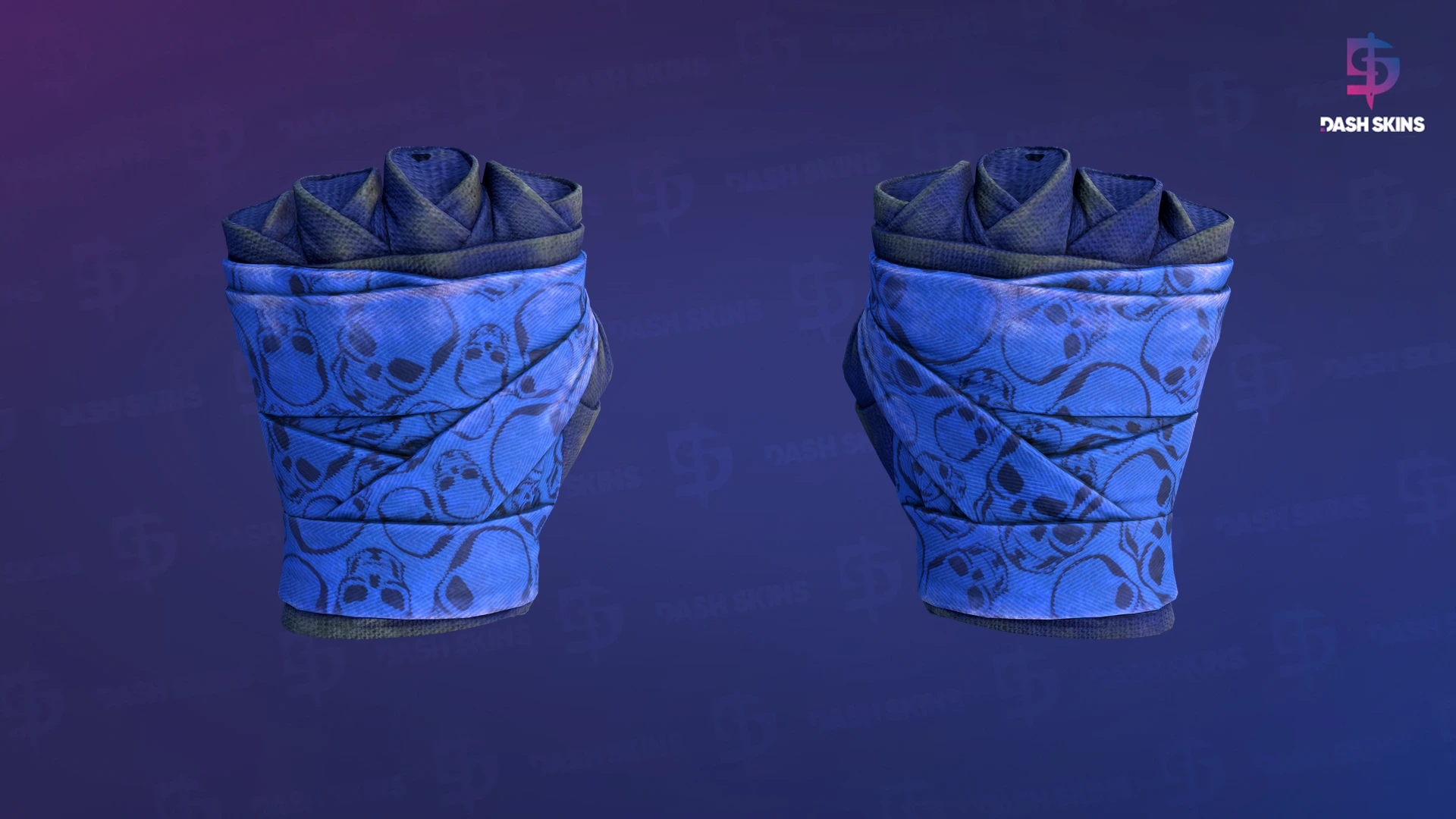 ★ Hand Wraps | Cobalt Skulls (Battle-Scarred) Screenshot Playside