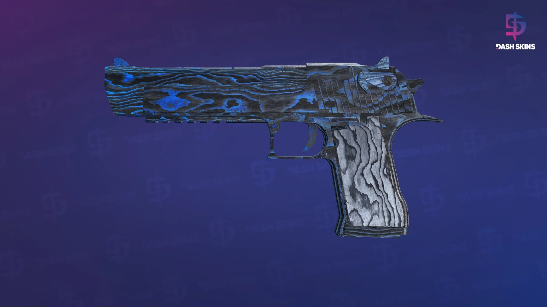 Desert Eagle | Blue Ply (Battle-Scarred) Screenshot Playside