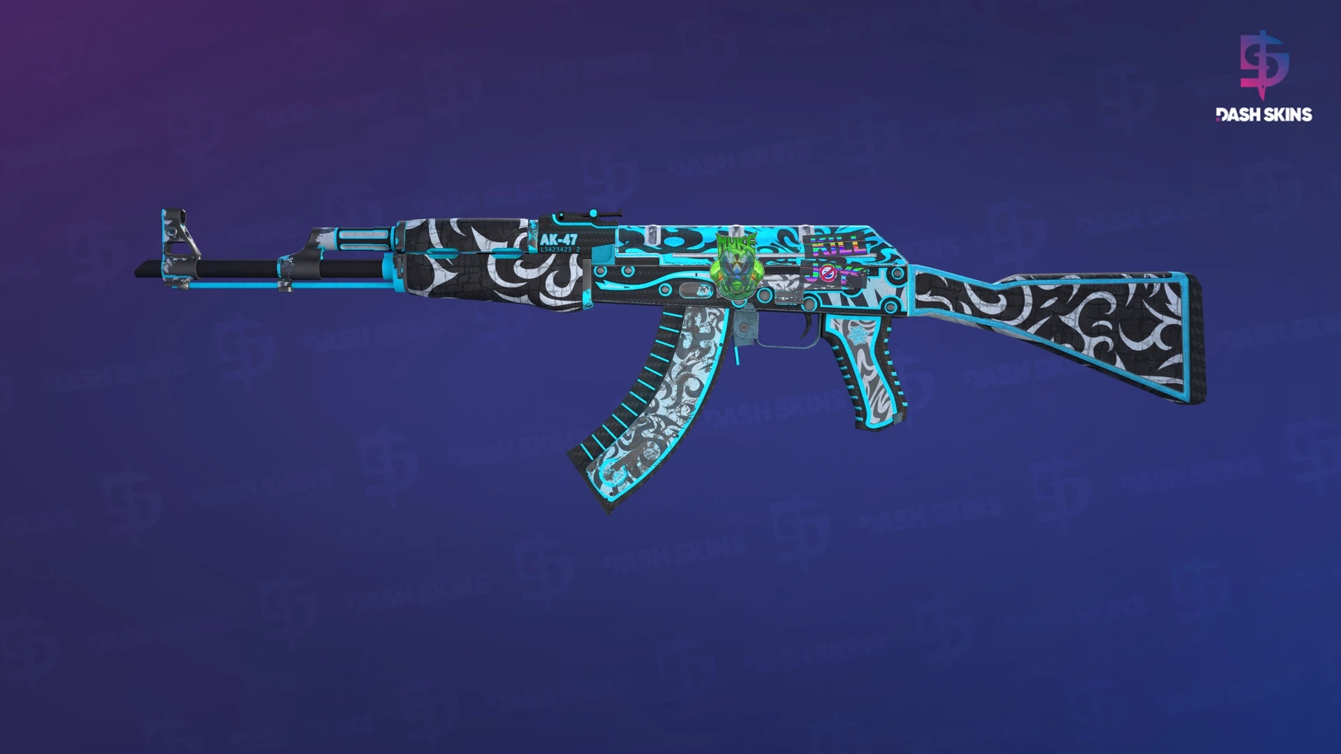 AK-47 | Frontside Misty (Well-Worn) Screenshot Playside