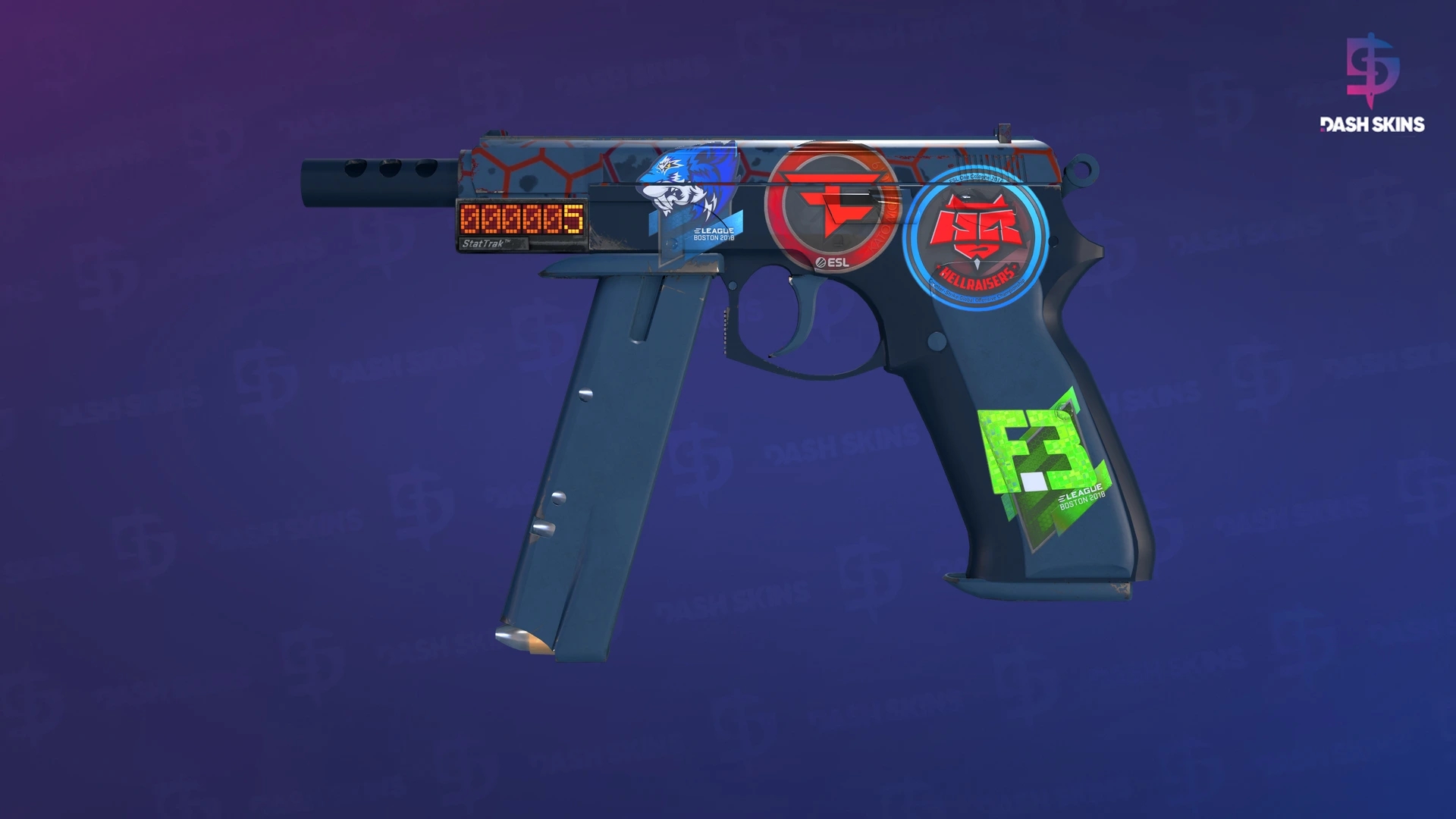 StatTrak™ CZ75-Auto | Hexane (Minimal Wear) Screenshot Playside