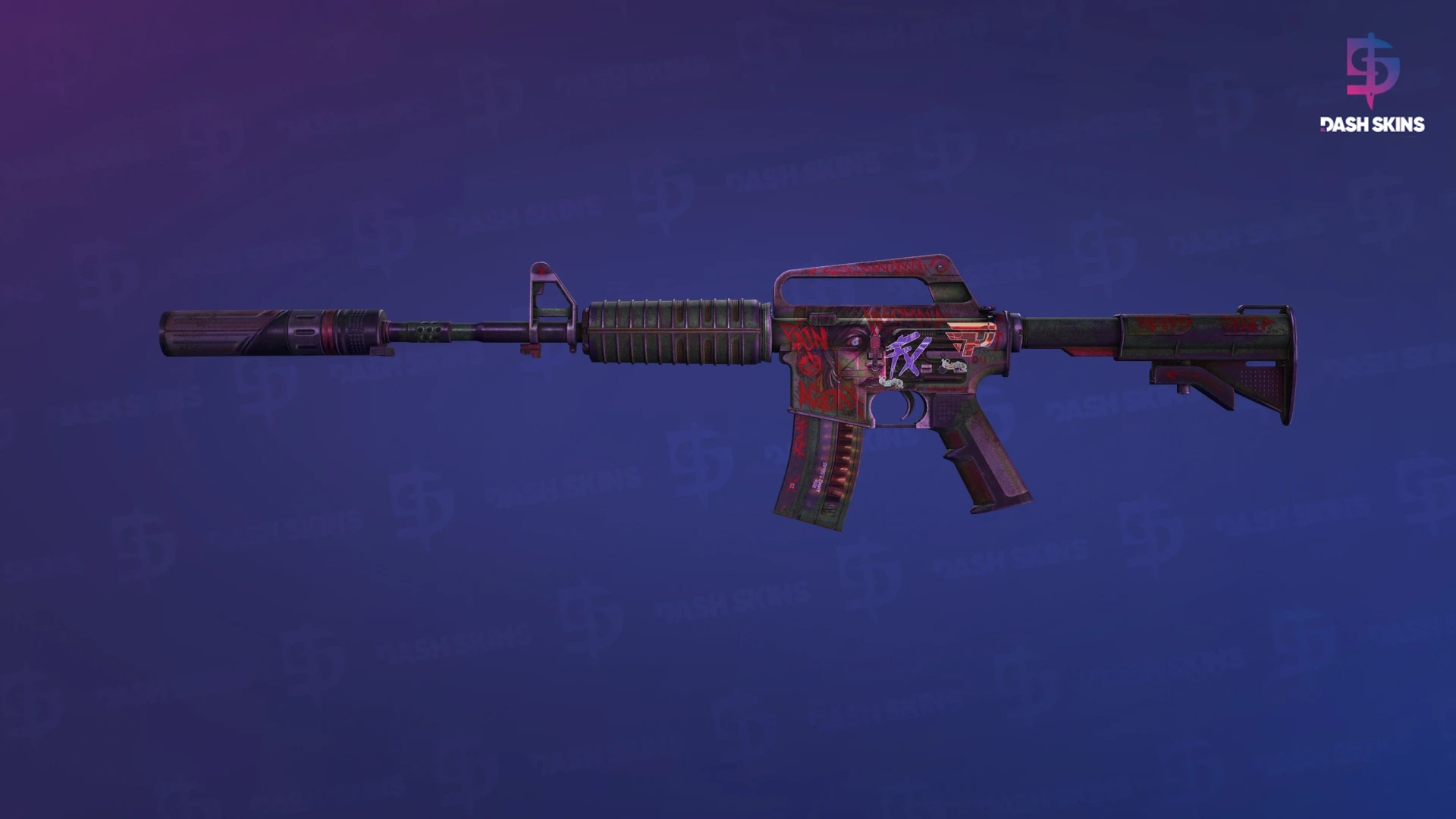 M4A1-S | Night Terror (Battle-Scarred) Screenshot Playside