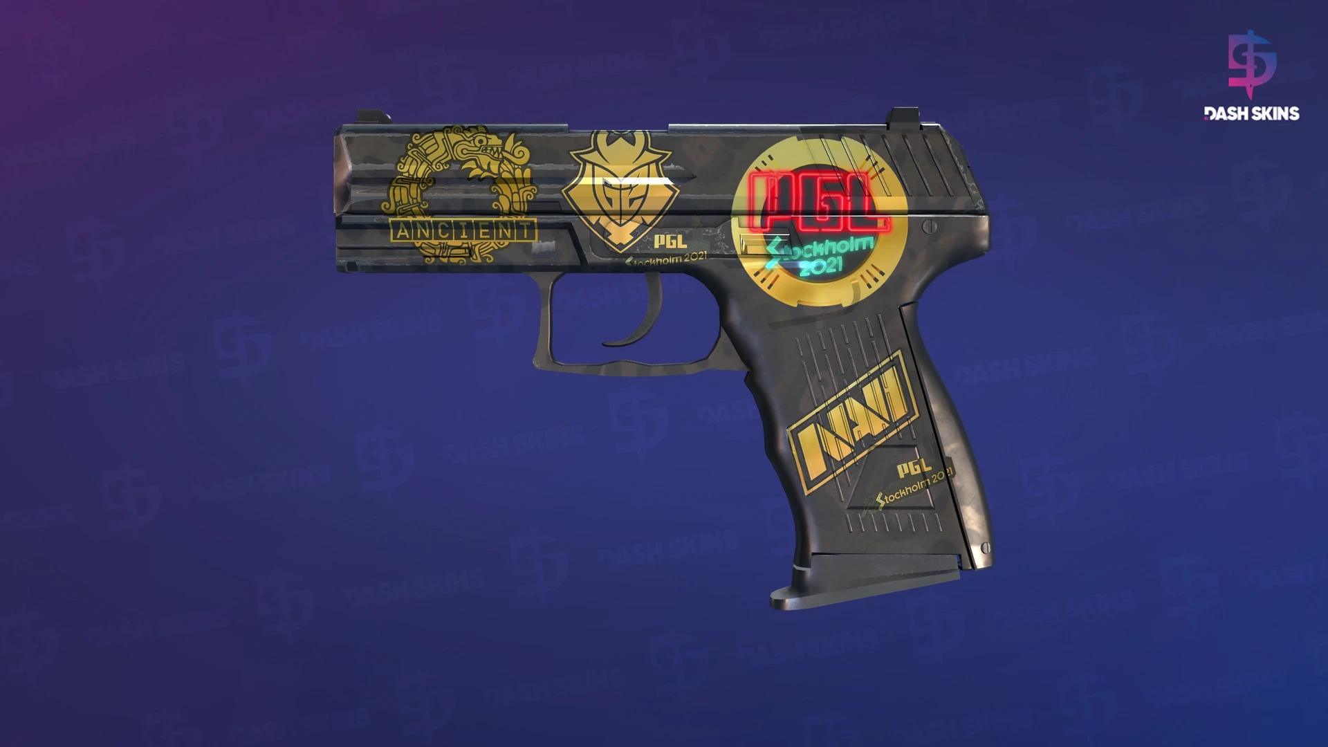 Souvenir P2000 | Panther Camo (Minimal Wear) Screenshot Playside