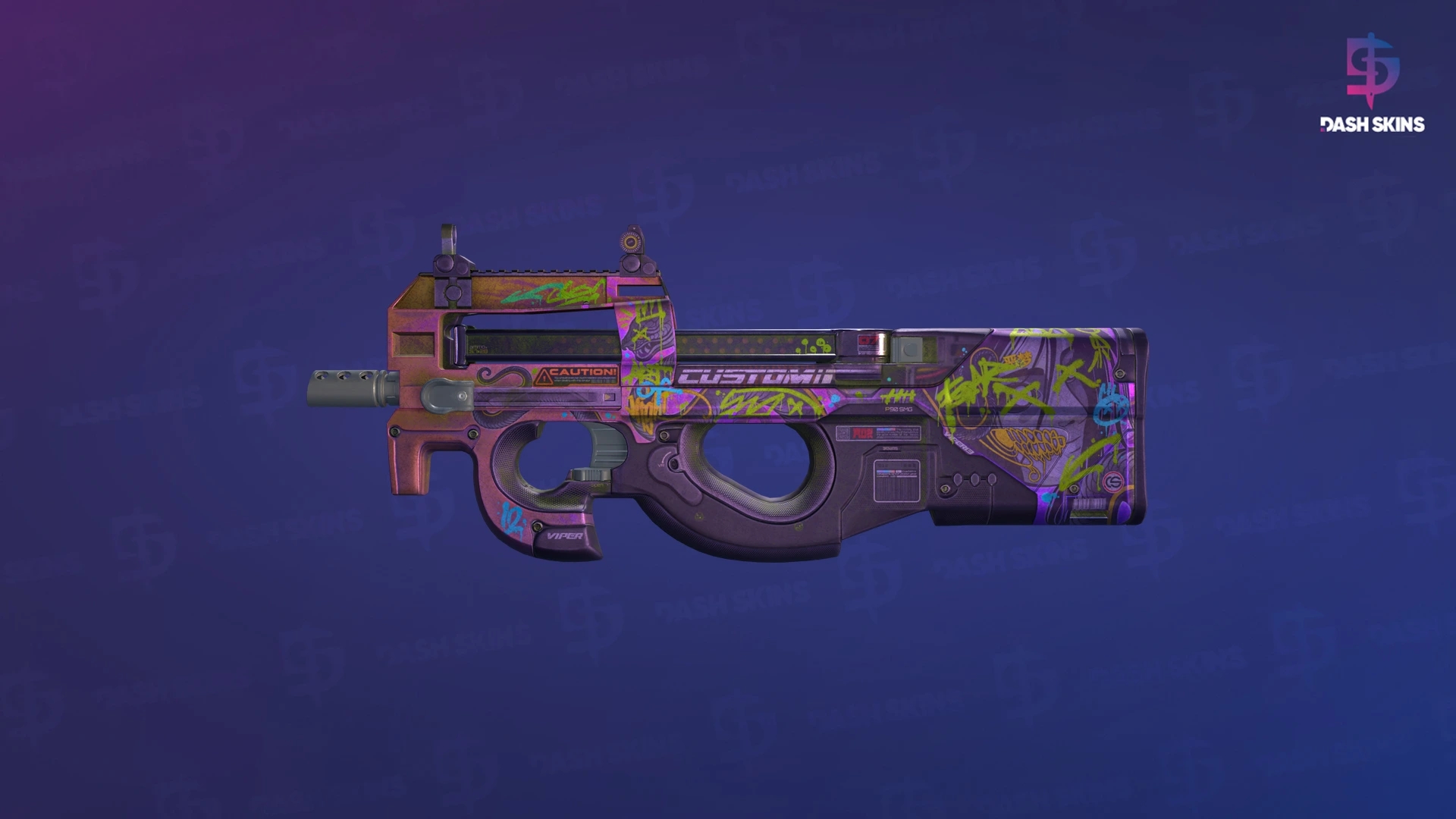 P90 | Neoqueen (Battle-Scarred) Screenshot Playside