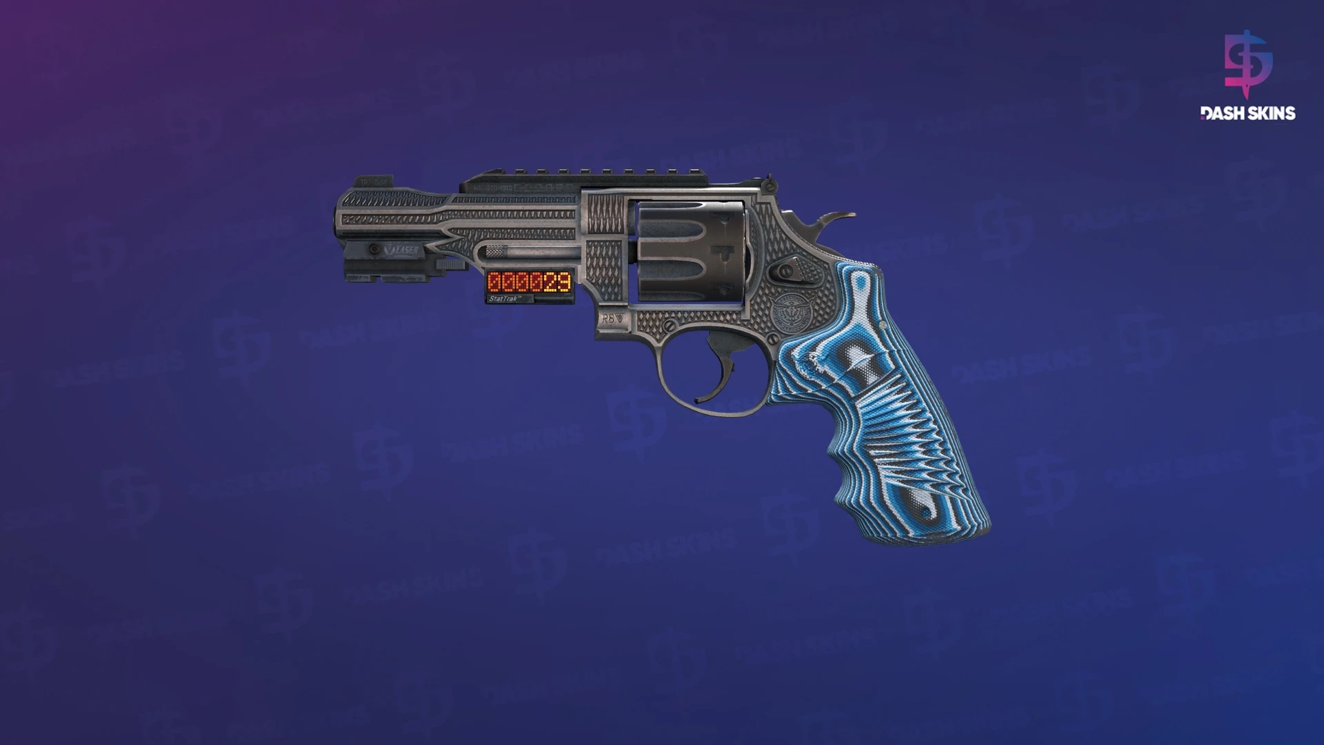 StatTrak™ R8 Revolver | Grip (Battle-Scarred) Screenshot Playside