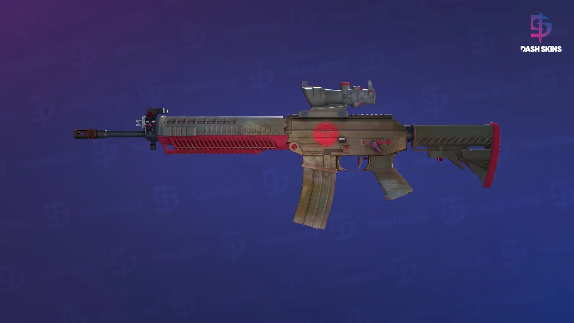 SG 553 | Berry Gel Coat (Minimal Wear) Screenshot Playside