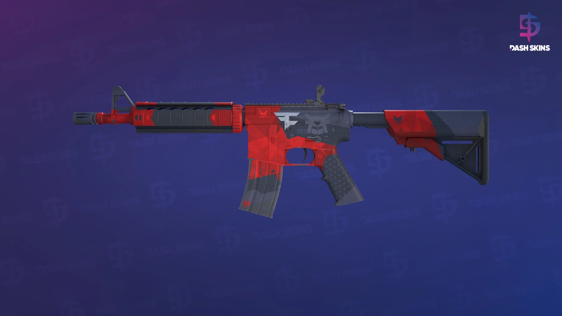 M4A4 | Evil Daimyo (Minimal Wear) Screenshot Playside