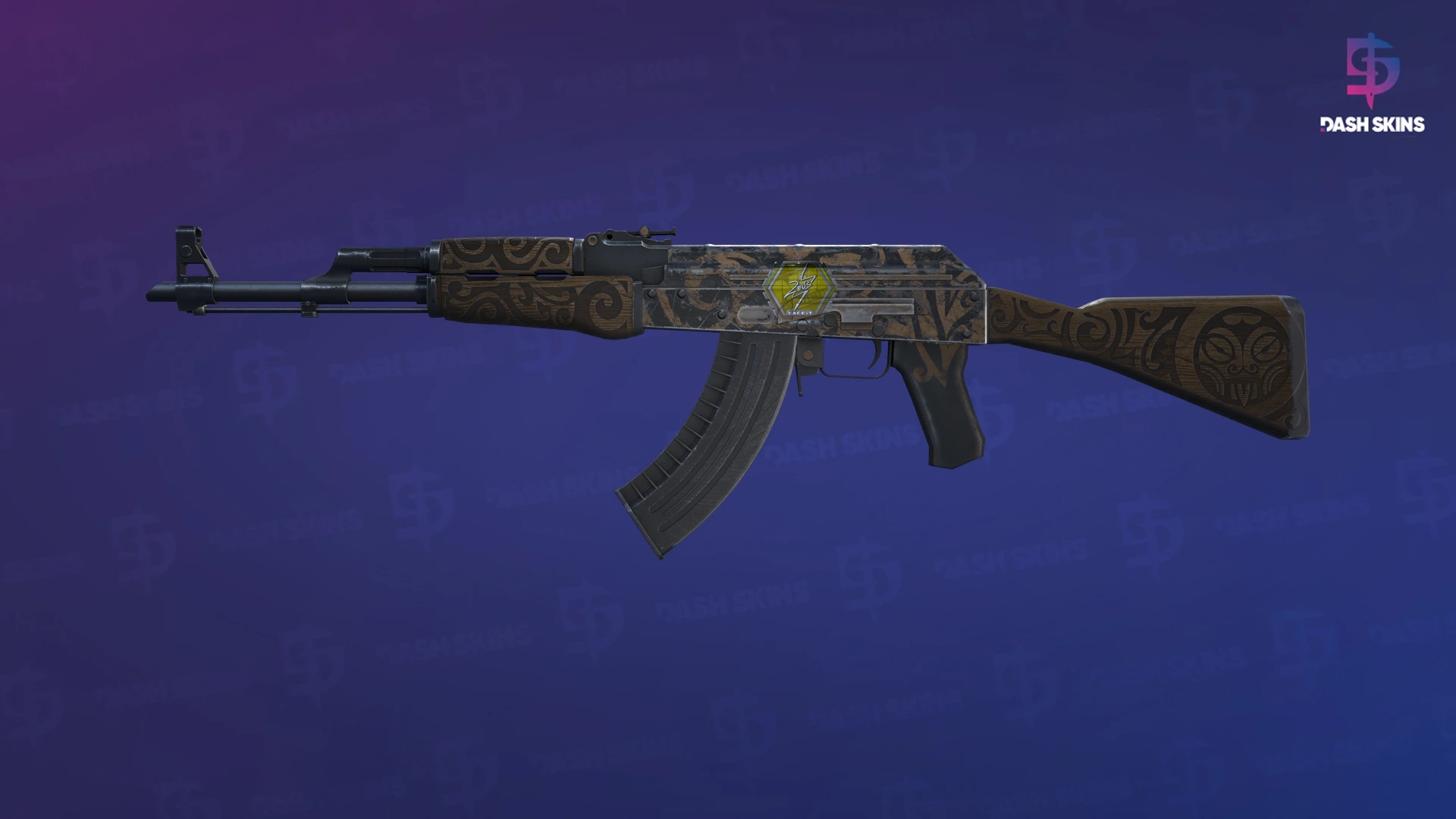 AK-47 | Uncharted (Battle-Scarred) Screenshot Playside