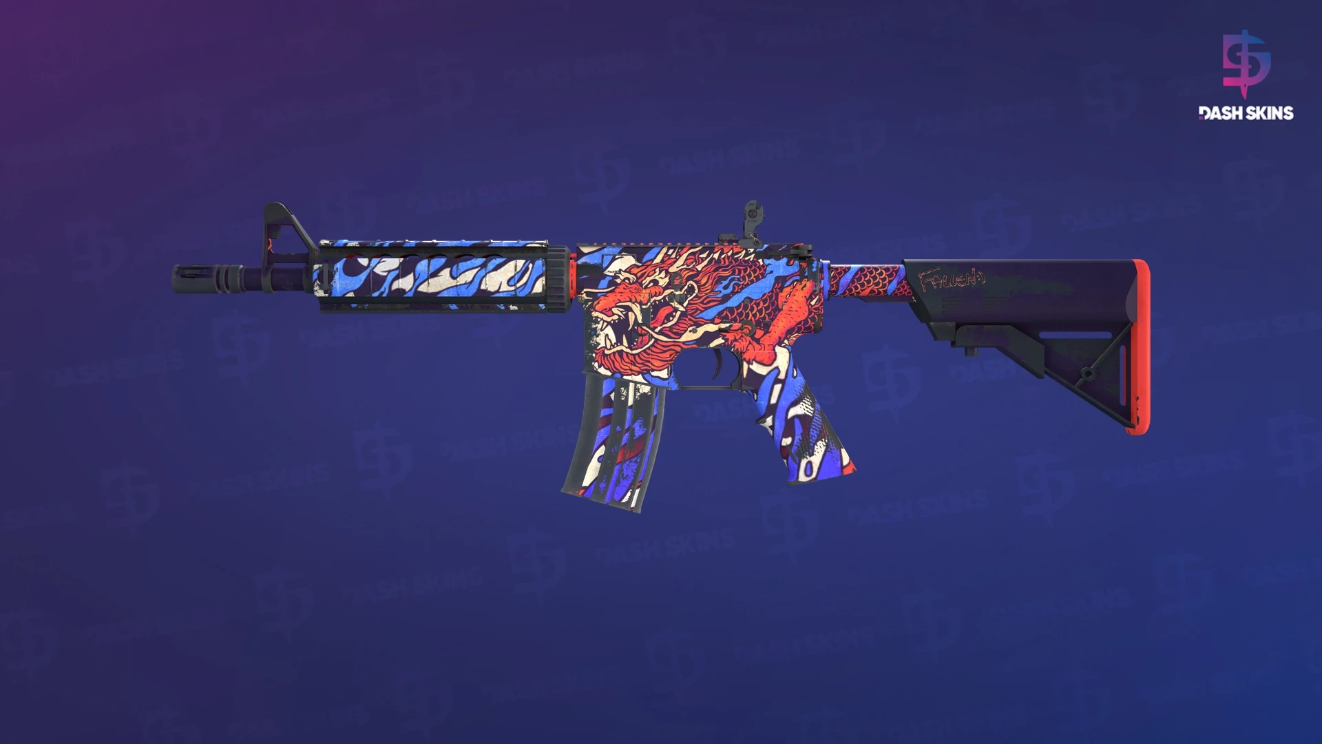 M4A4 | 龍王 (Dragon King) (Field-Tested) Screenshot Playside