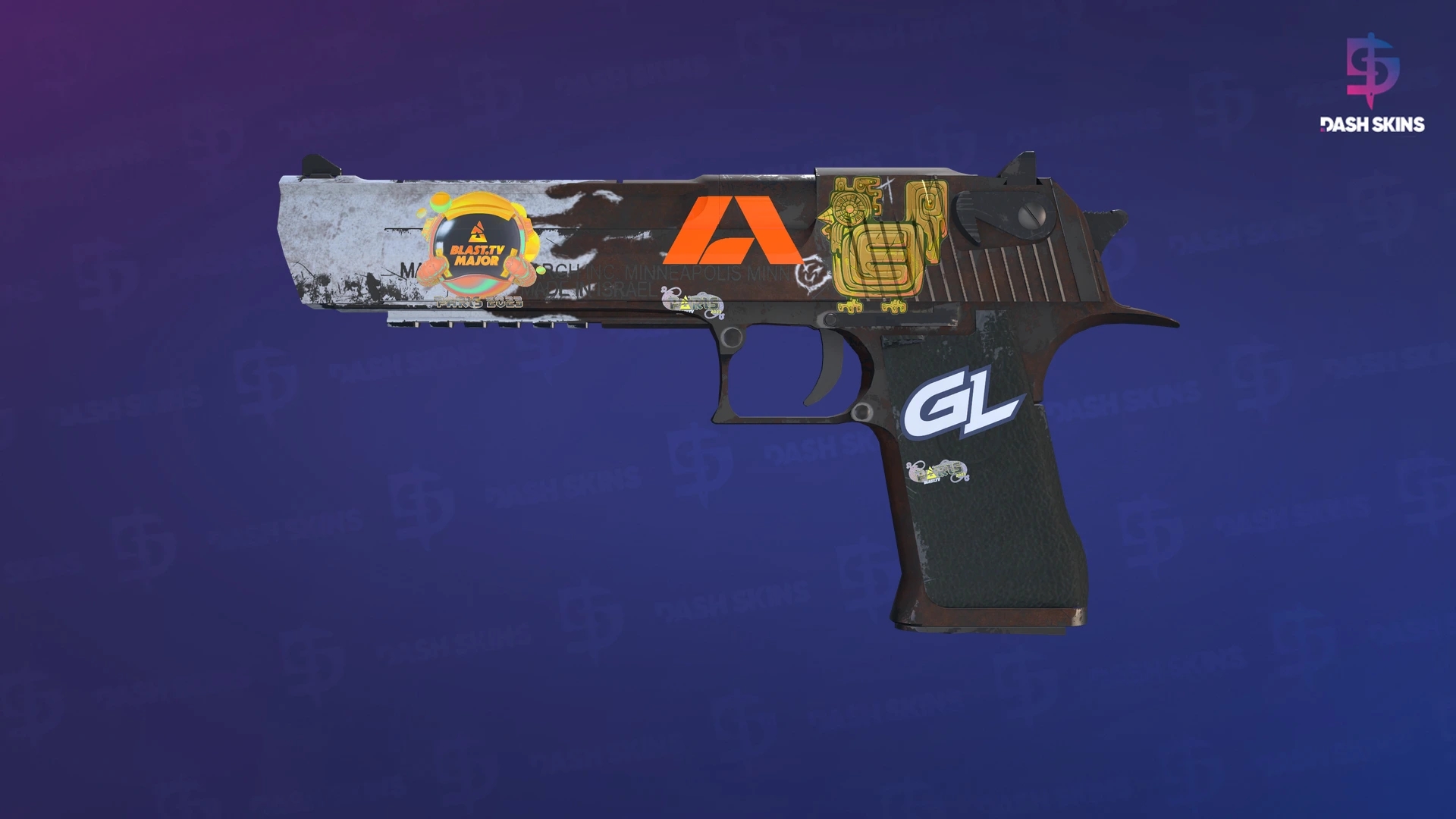 Desert Eagle | Oxide Blaze (Field-Tested) Screenshot Playside