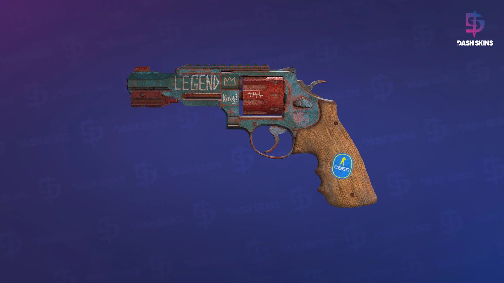 R8 Revolver | Junk Yard (Battle-Scarred) Screenshot Playside