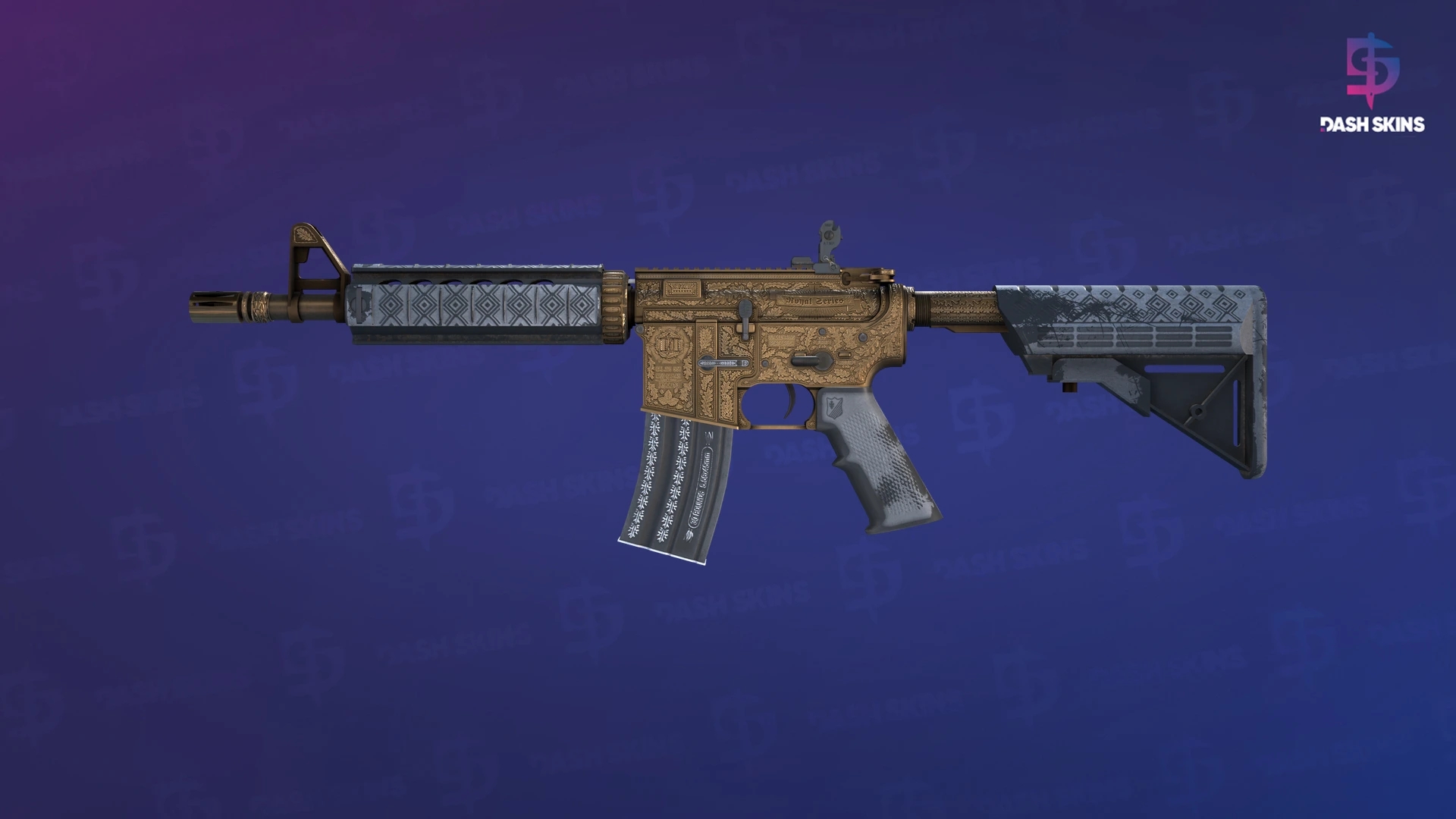 M4A4 | Royal Paladin (Field-Tested) Screenshot Playside