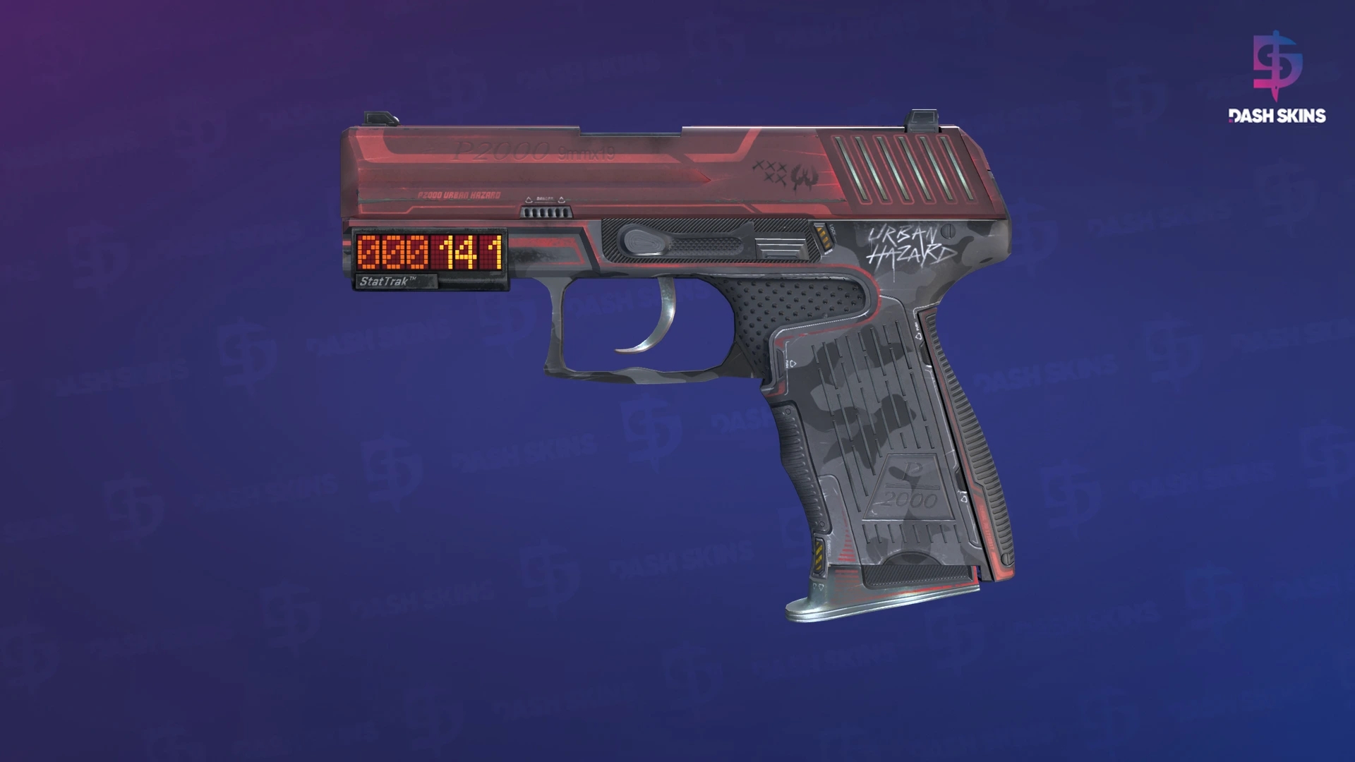 StatTrak™ P2000 | Urban Hazard (Minimal Wear) Screenshot Playside