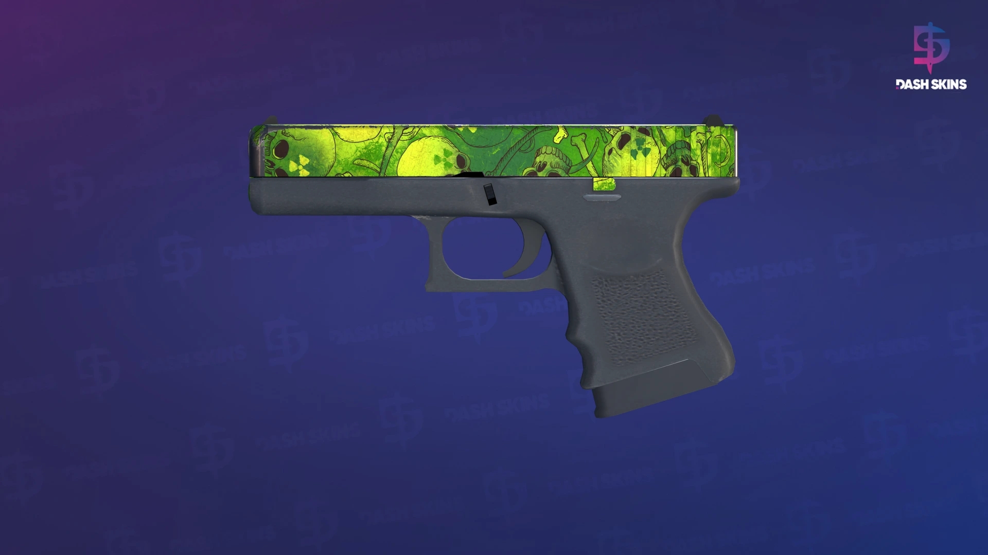 Glock-18 | Nuclear Garden (Well-Worn) Screenshot Playside