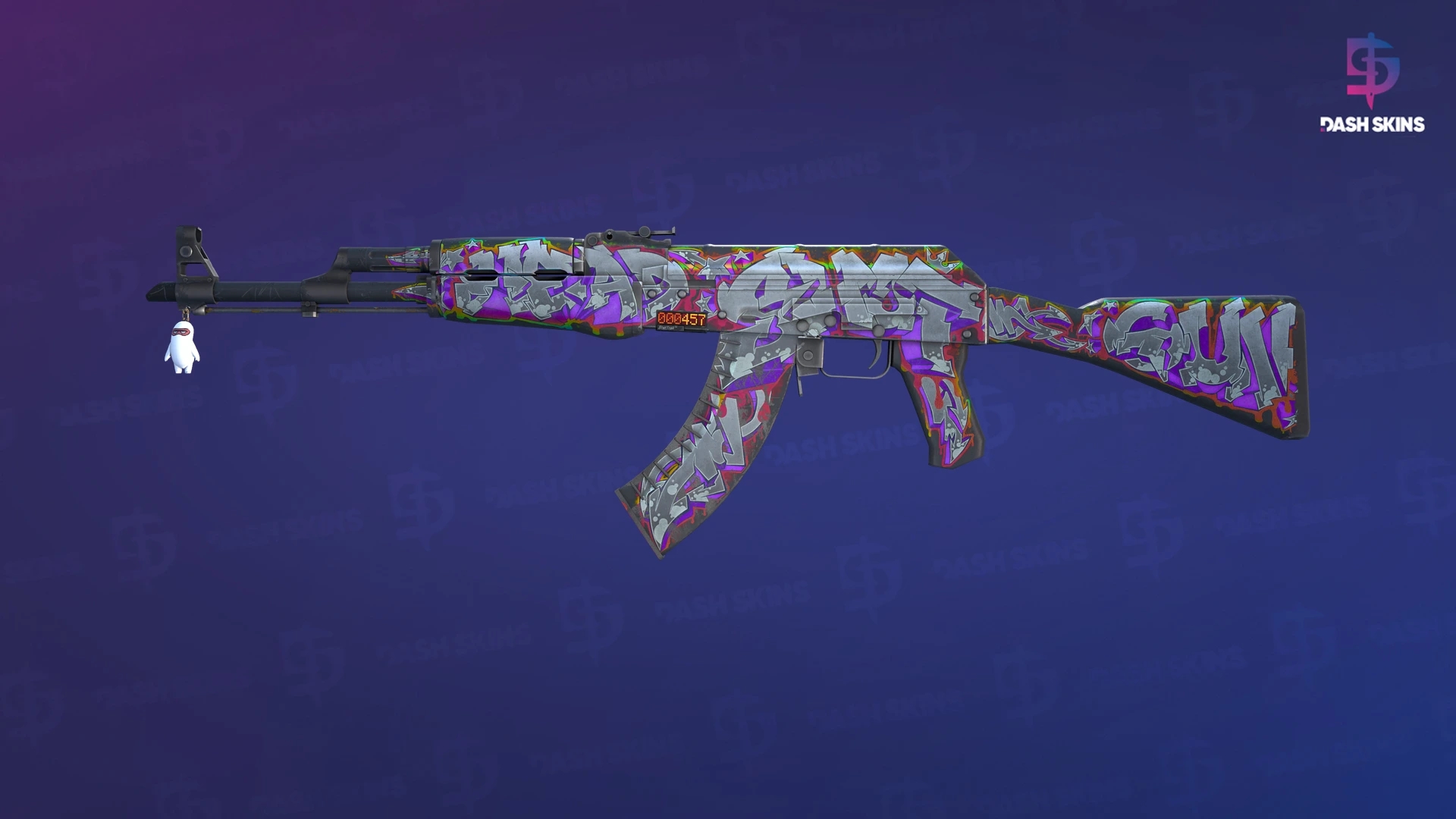 StatTrak™ AK-47 | Head Shot (Well-Worn) Screenshot Playside