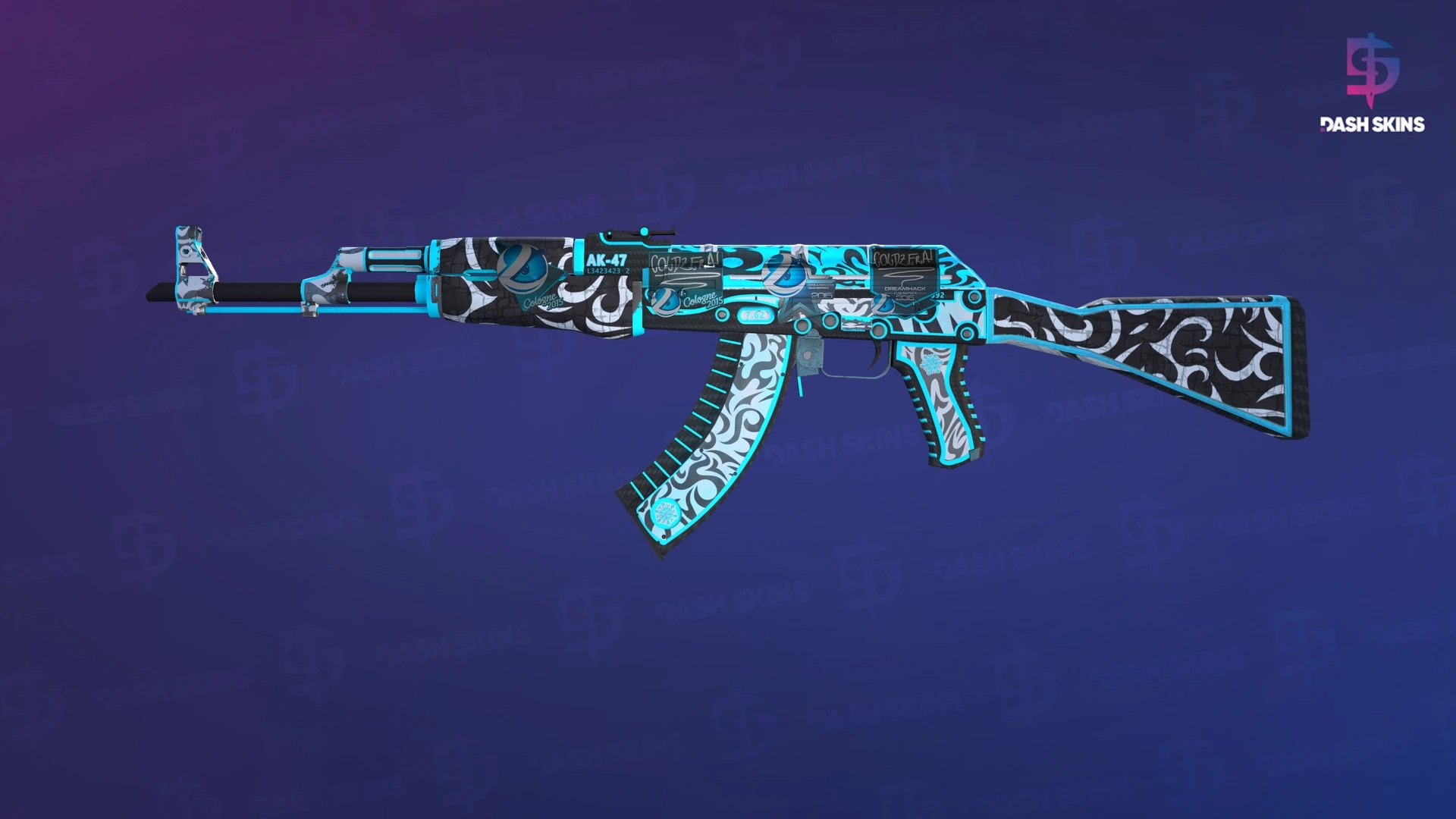AK-47 | Frontside Misty (Minimal Wear) Screenshot Playside