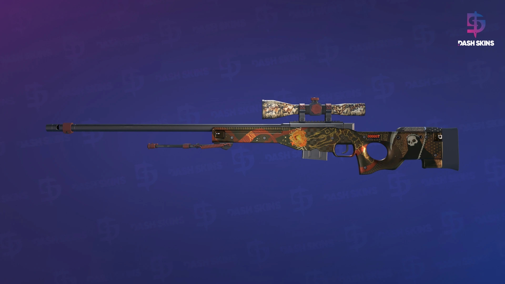 StatTrak™ AWP | Mortis (Minimal Wear) Screenshot Playside