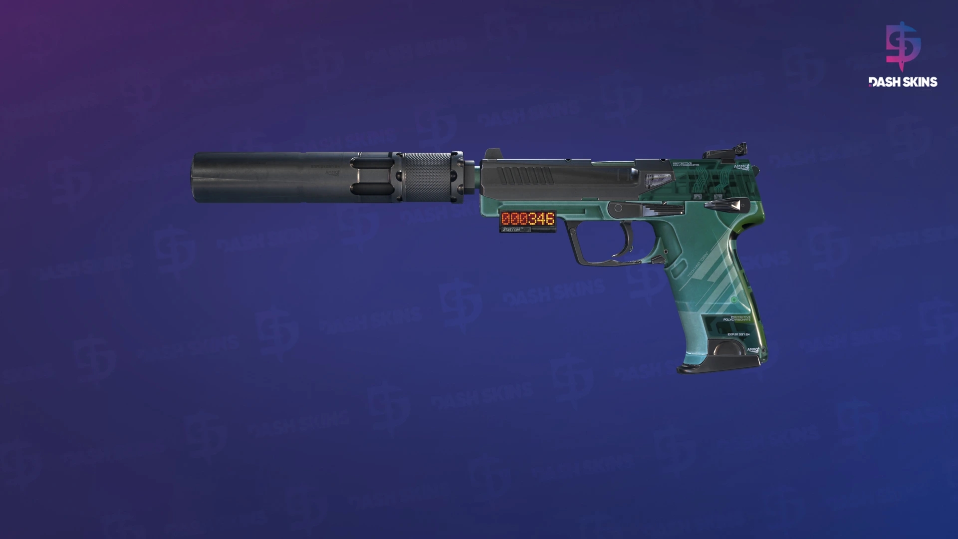 StatTrak™ USP-S | PC-GRN (Minimal Wear) Screenshot Playside