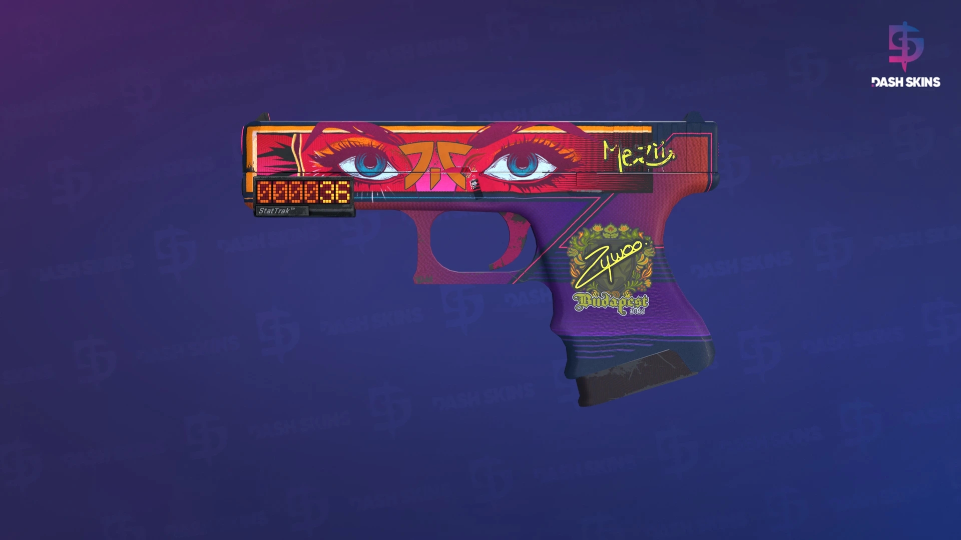 StatTrak™ Glock-18 | Vogue (Minimal Wear) Screenshot Playside
