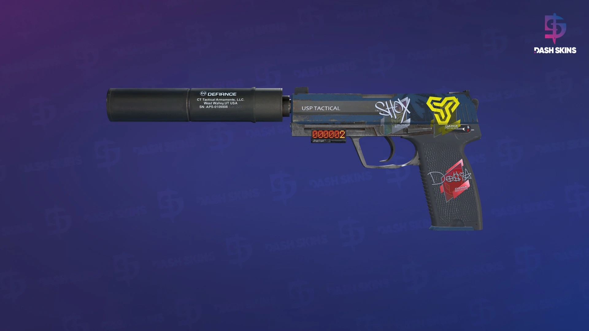 StatTrak™ USP-S | Guardian (Field-Tested) Screenshot Playside
