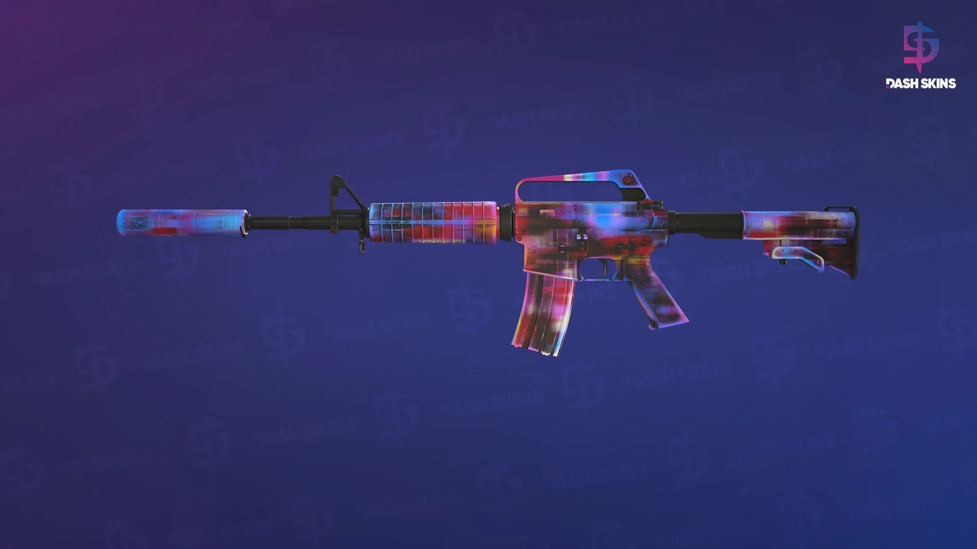 M4A1-S | Glitched Paint (Minimal Wear) Screenshot Playside