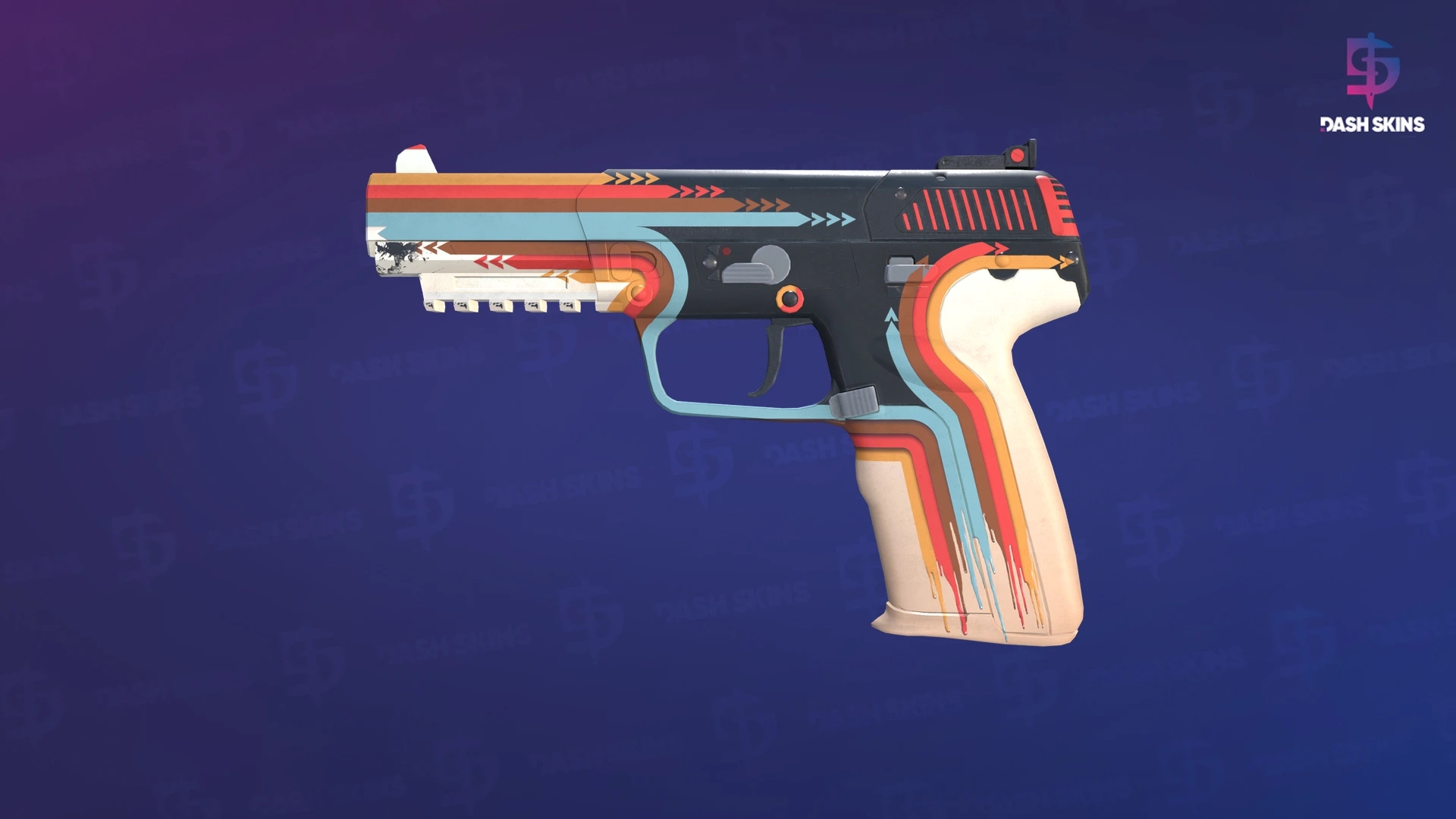 Five-SeveN | Retrobution (Minimal Wear) Screenshot Playside