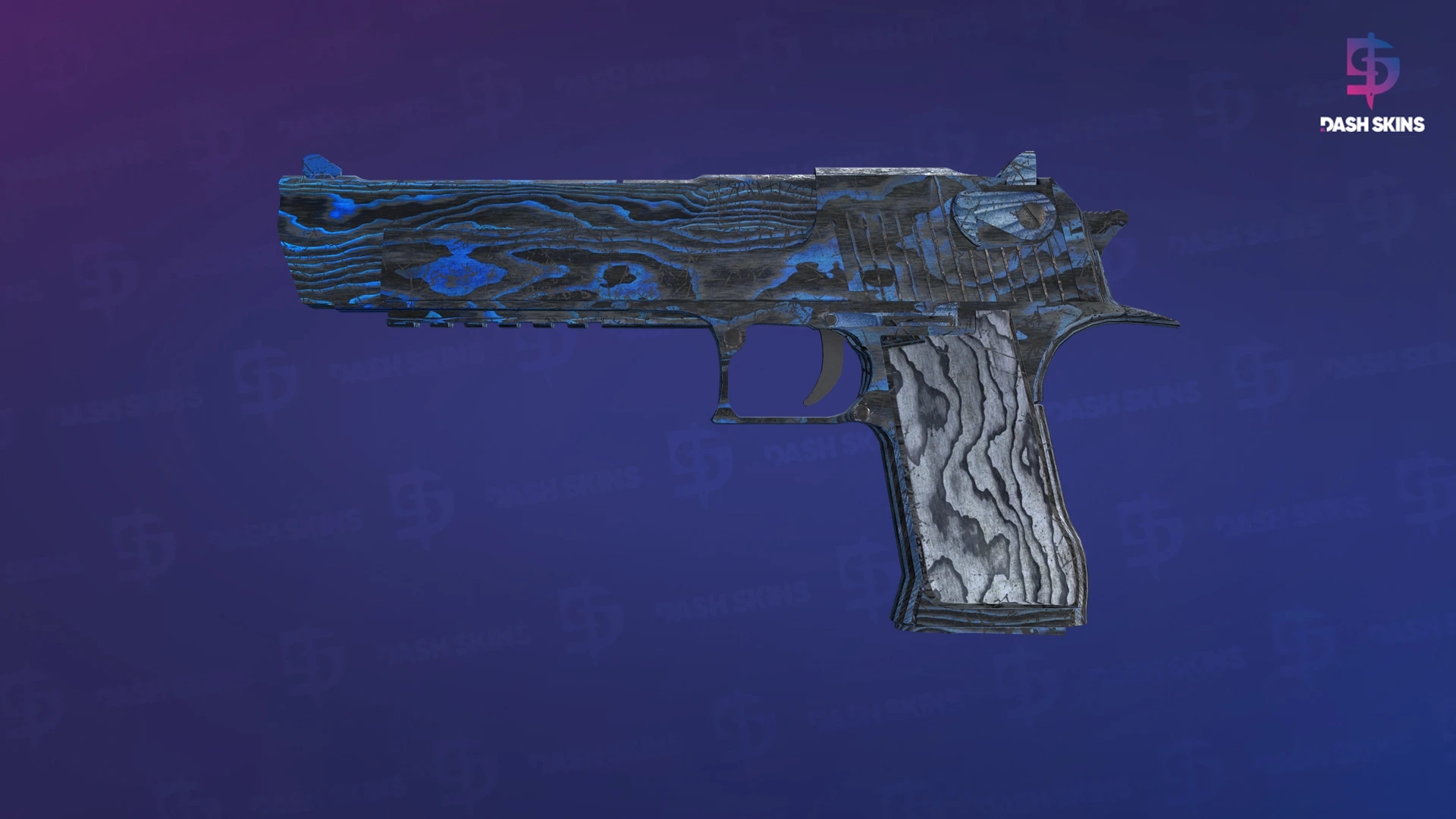 Desert Eagle | Blue Ply (Battle-Scarred) Screenshot Playside