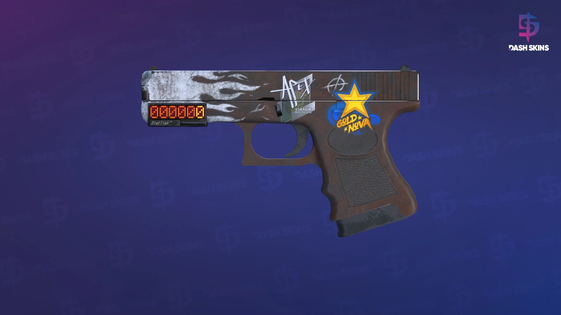 StatTrak™ Glock-18 | Oxide Blaze (Field-Tested) Screenshot Playside