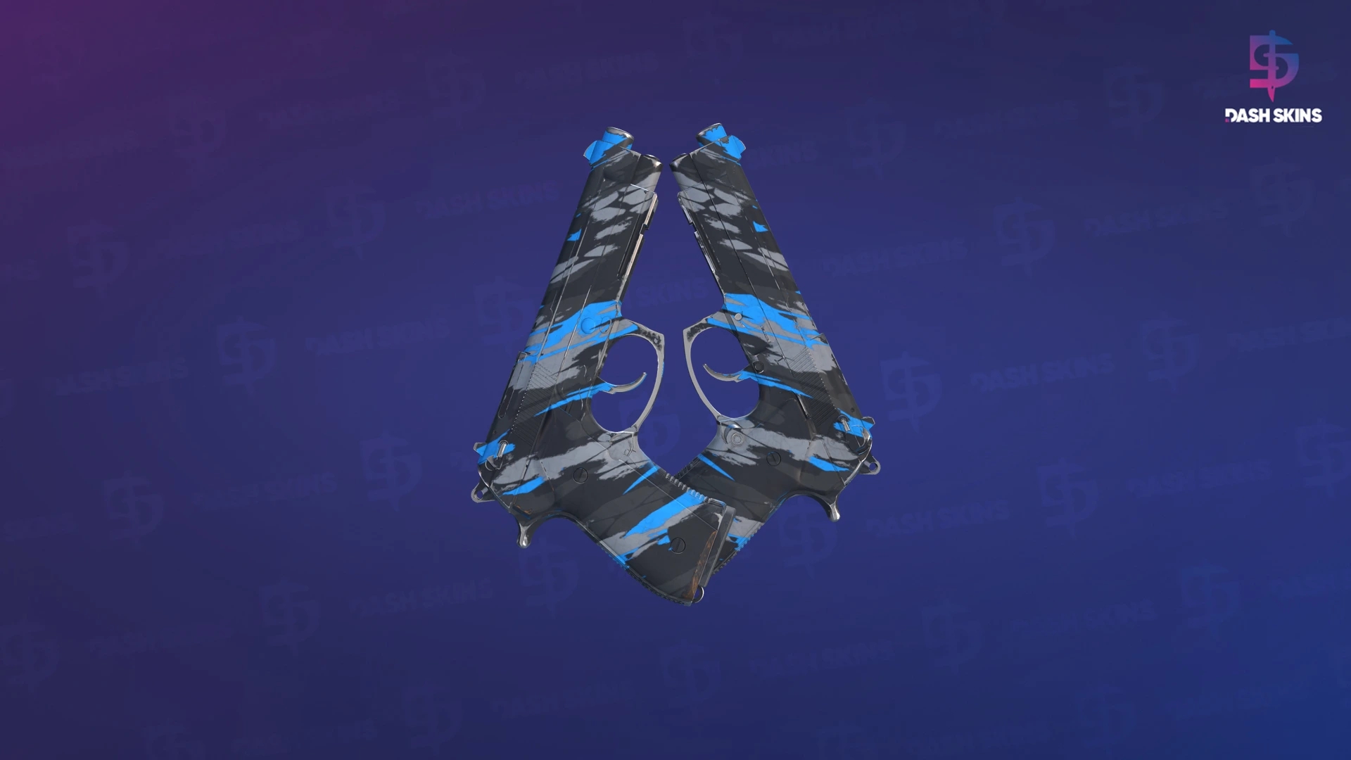 Dual Berettas | Shred (Minimal Wear) Screenshot Playside