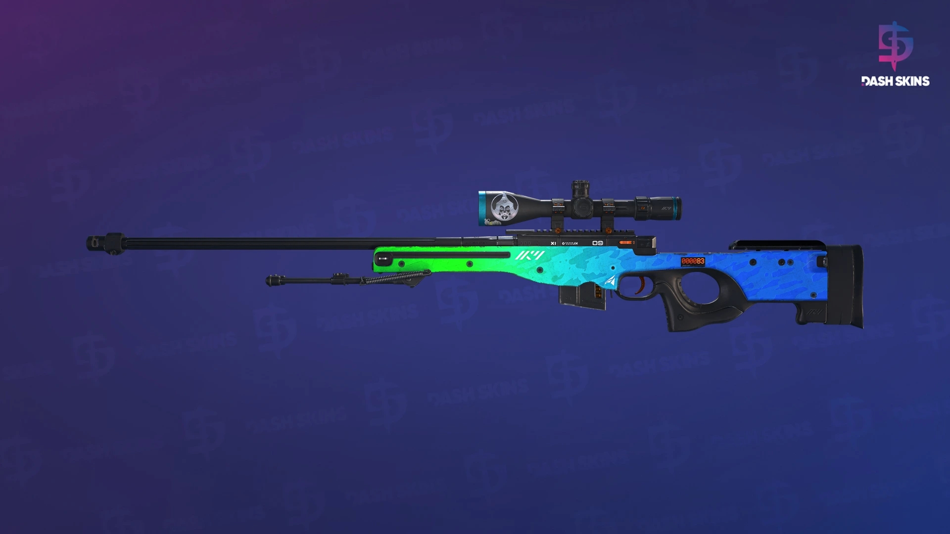 StatTrak™ AWP | Ice Coaled (Field-Tested) Screenshot Playside