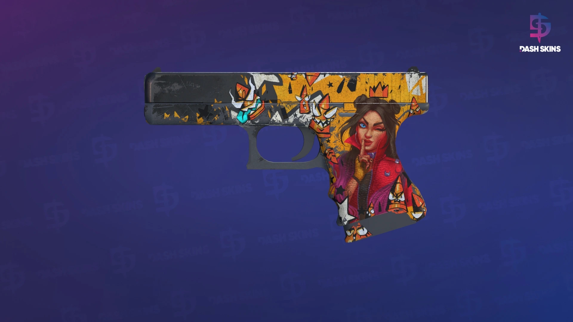 Glock-18 | Bullet Queen (Battle-Scarred) Screenshot Playside