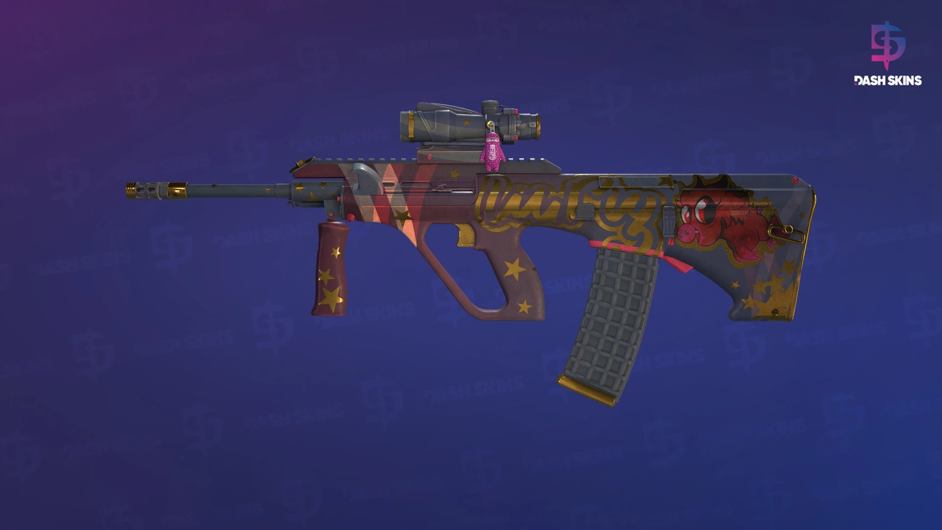 AUG | Lil' Pig (Well-Worn) Screenshot Playside