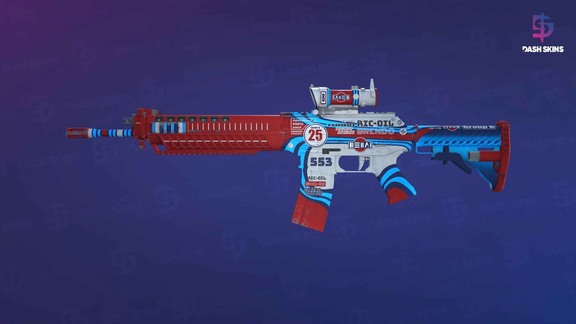 SG 553 | Integrale (Field-Tested) Screenshot Playside
