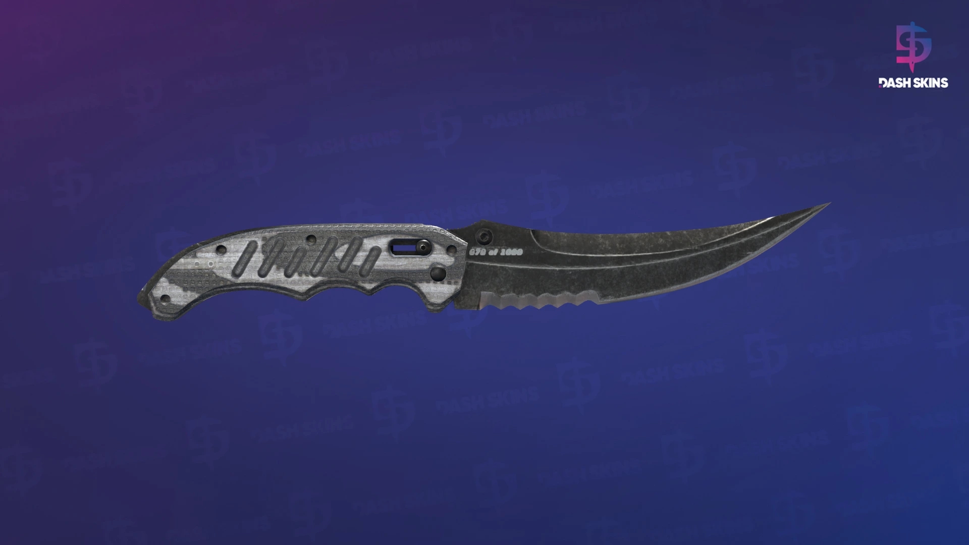 ★ Flip Knife | Black Laminate (Well-Worn) Screenshot Playside