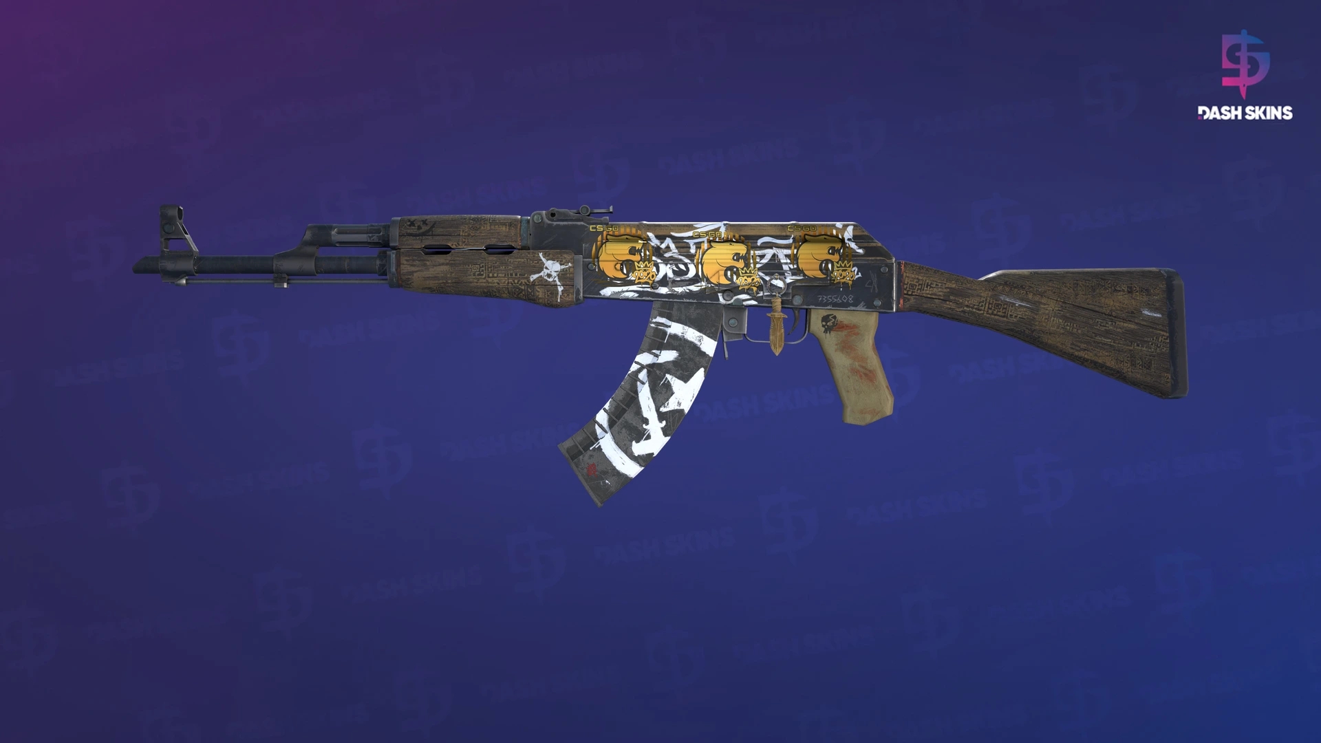 AK-47 | Wasteland Rebel (Field-Tested) Screenshot Playside
