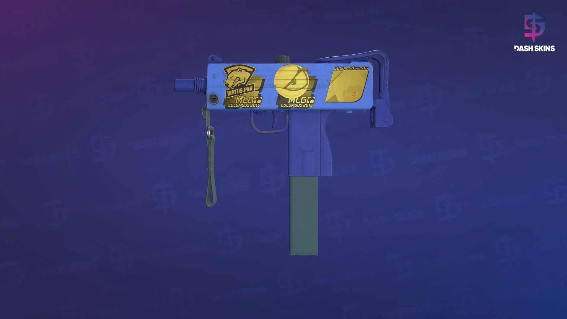 Souvenir MAC-10 | Indigo (Field-Tested) Screenshot Playside