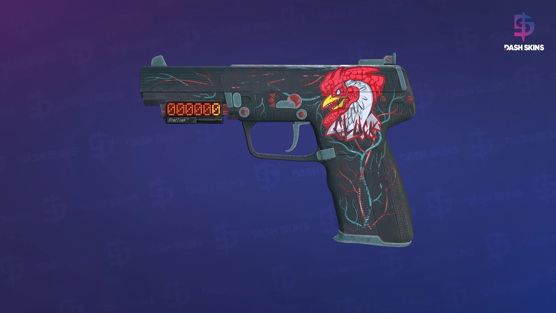 StatTrak™ Five-SeveN | Capillary (Battle-Scarred) Screenshot Playside