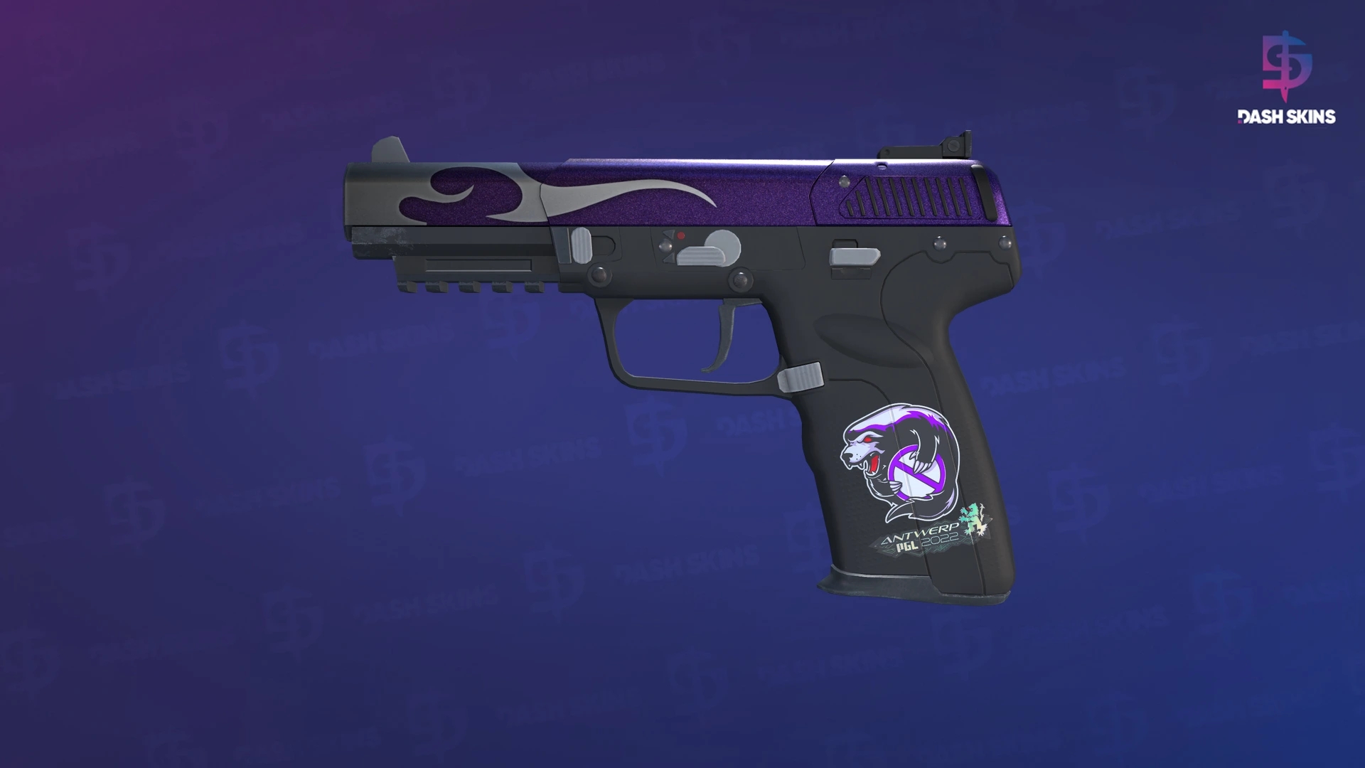 Five-SeveN | Flame Test (Factory New) Screenshot Playside