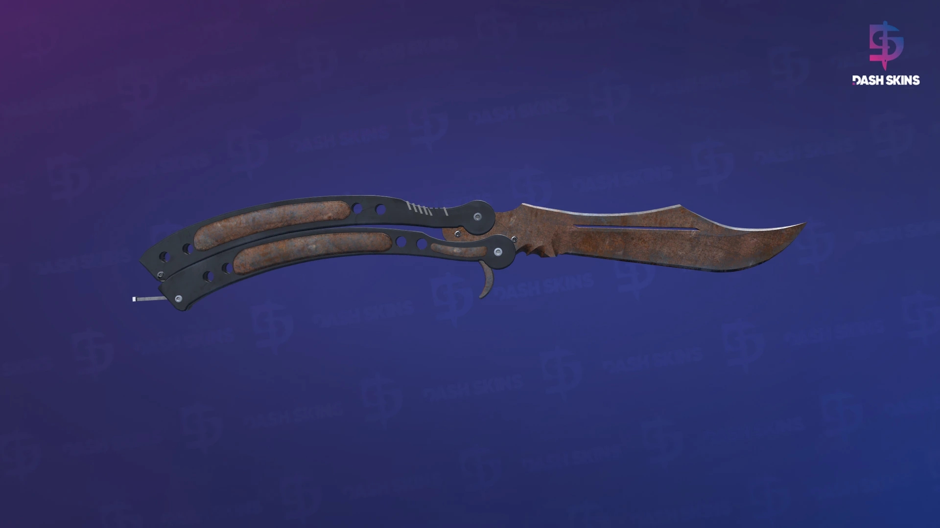 ★ Butterfly Knife | Rust Coat (Battle-Scarred) Screenshot Playside