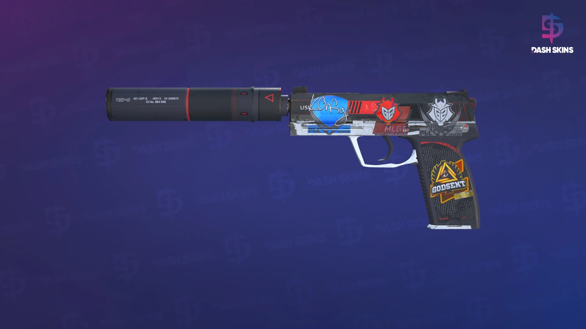 USP-S | Cyrex (Field-Tested) Screenshot Playside