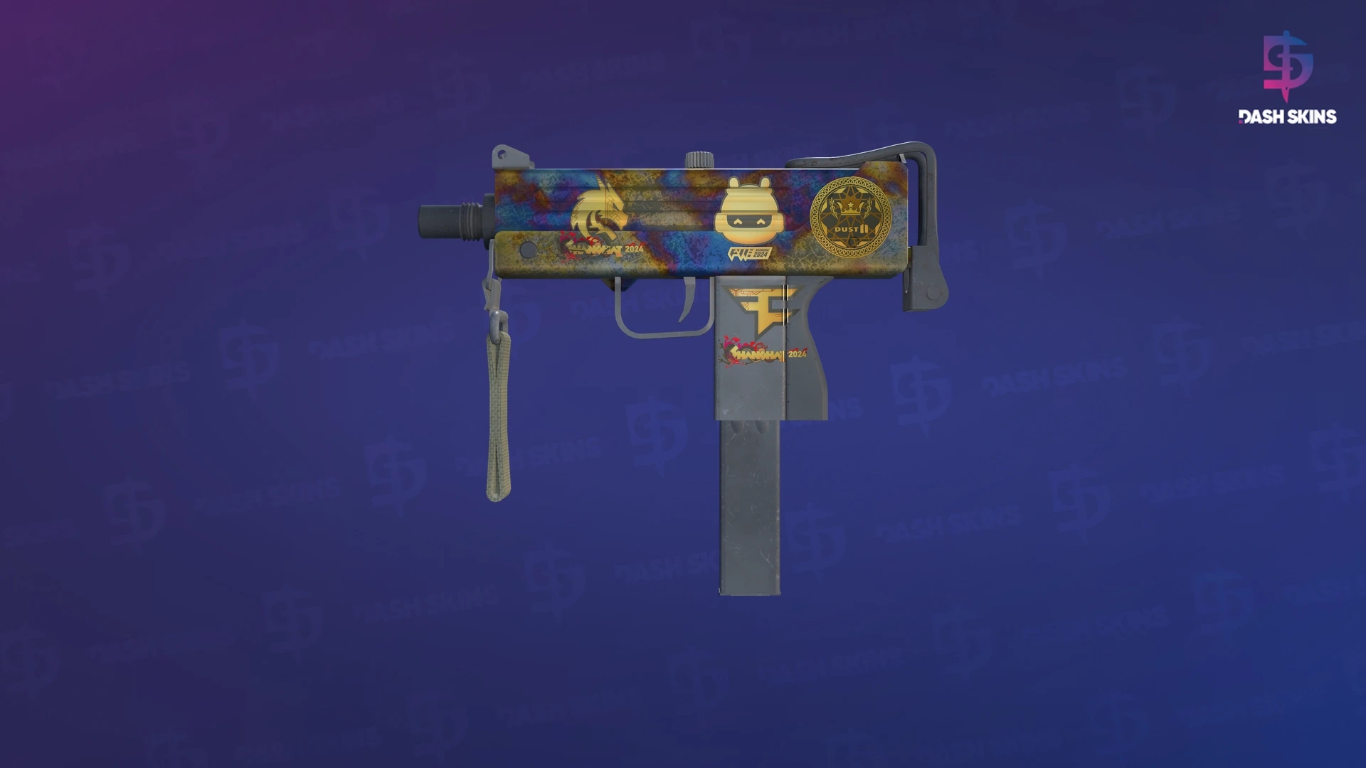 Souvenir MAC-10 | Case Hardened (Battle-Scarred) Screenshot Playside