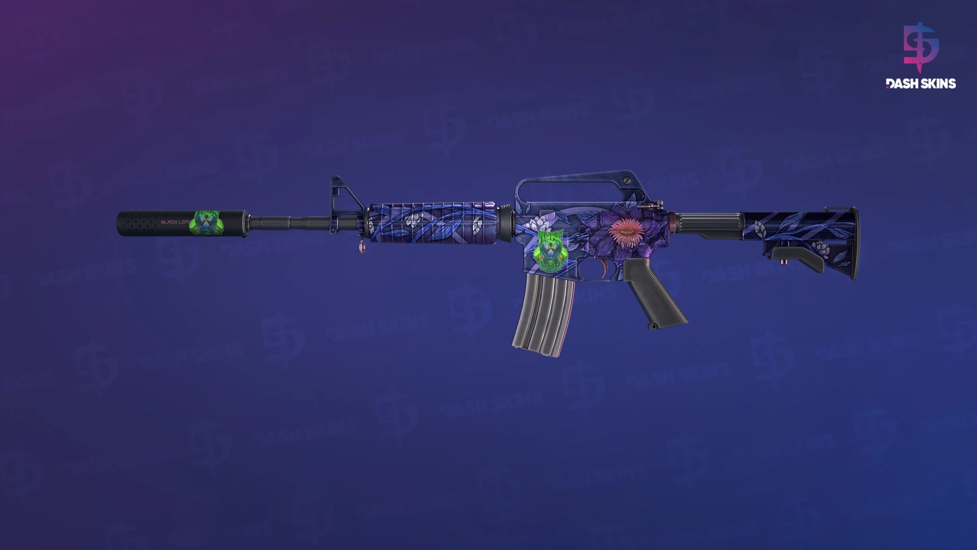 M4A1-S | Black Lotus (Minimal Wear) Screenshot Playside