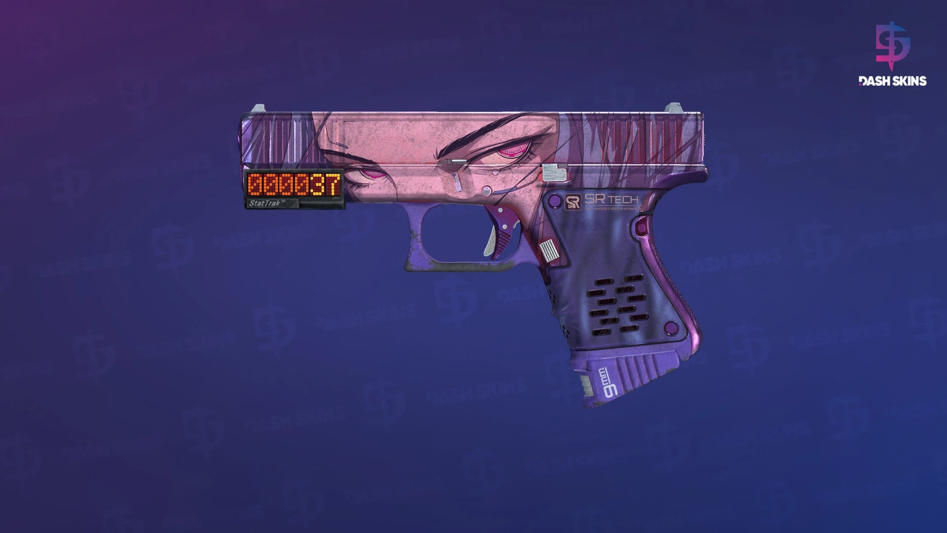 StatTrak™ Glock-18 | Shinobu (Battle-Scarred) Screenshot Playside