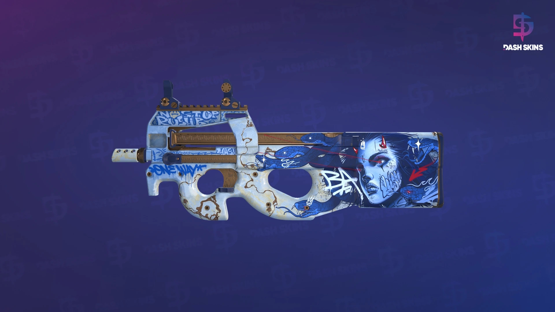 P90 | Deathgaze (Minimal Wear) Screenshot Playside