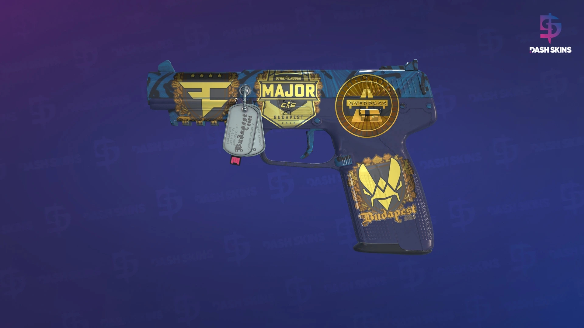 Souvenir Five-SeveN | Midnight Paintover (Factory New) Screenshot Playside