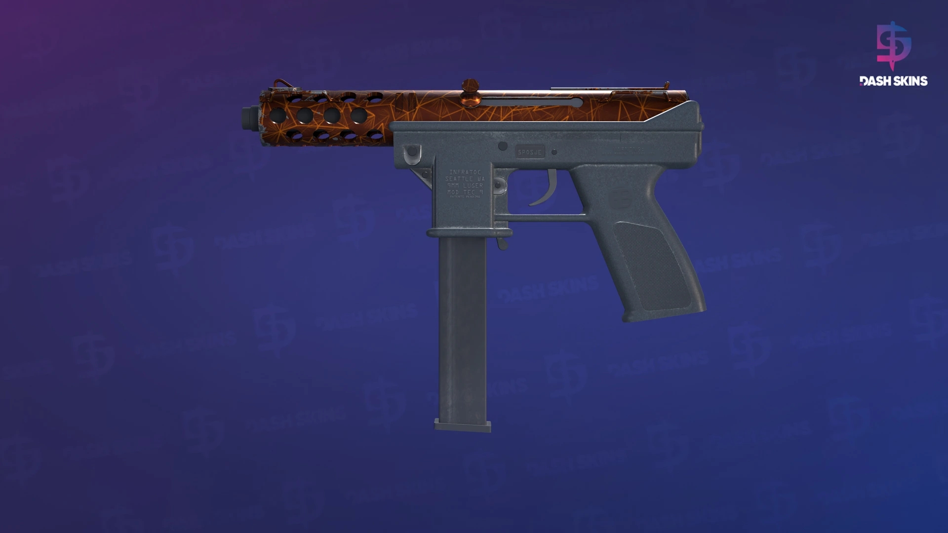 Tec-9 | Red Quartz (Factory New) Screenshot Playside