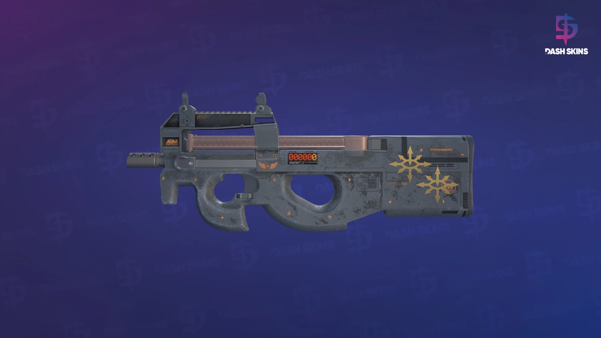 StatTrak™ P90 | Elite Build (Battle-Scarred) Screenshot Playside