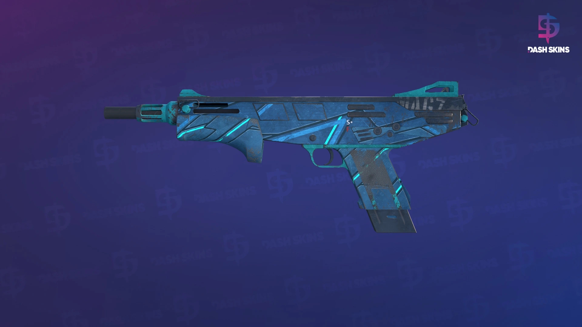 MAG-7 | Cobalt Core (Minimal Wear) Screenshot Playside